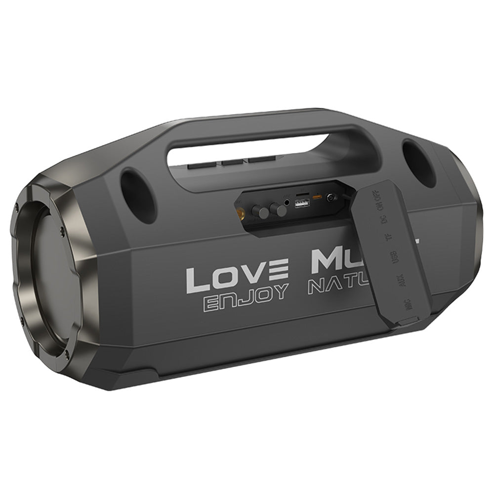 Hoco - Wireless Speaker- Portable, Bluetooth 5.3, TF, USB, AUX - Black