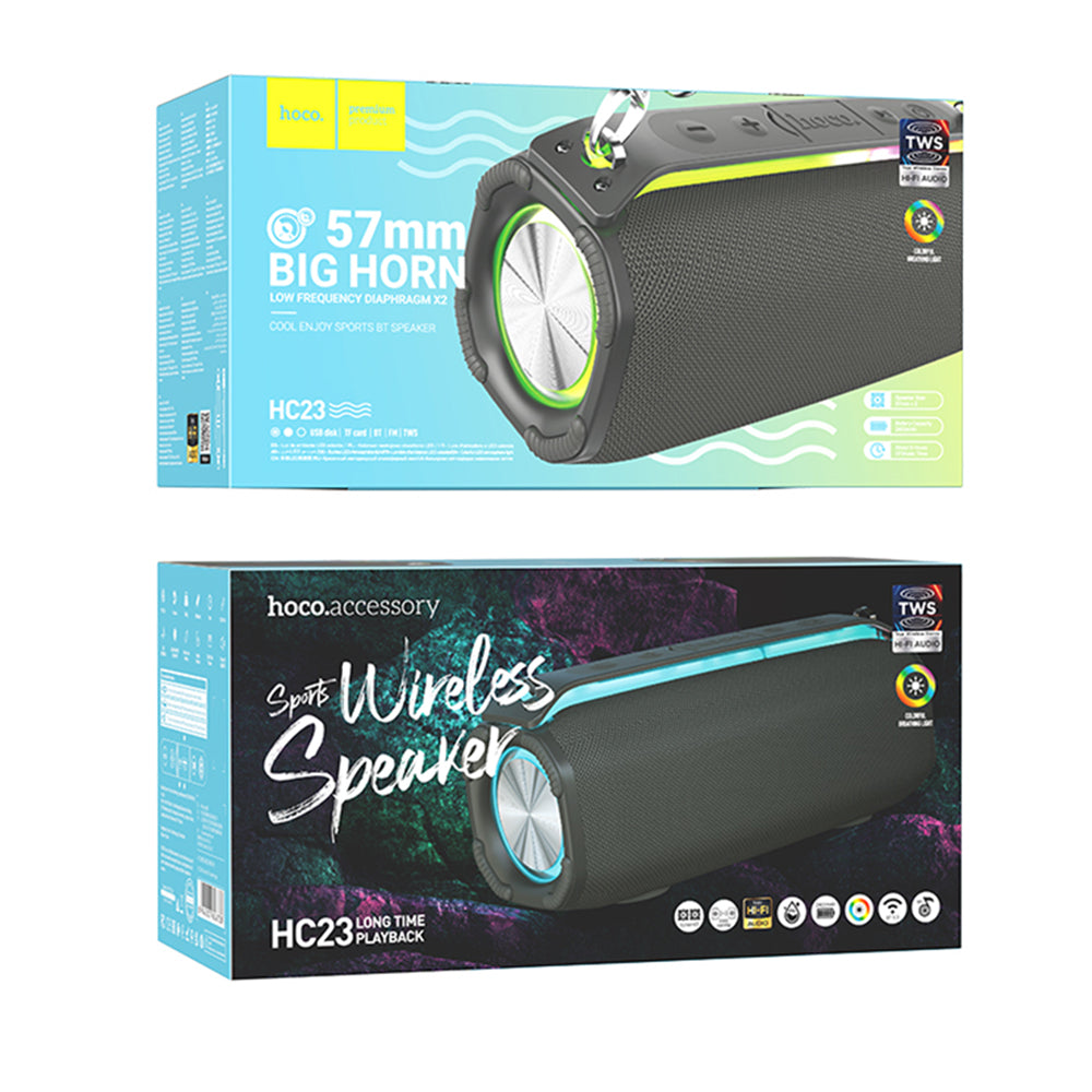 Hoco - Wireless Speaker Rick Sports - Bluetooth, 10W - Gray