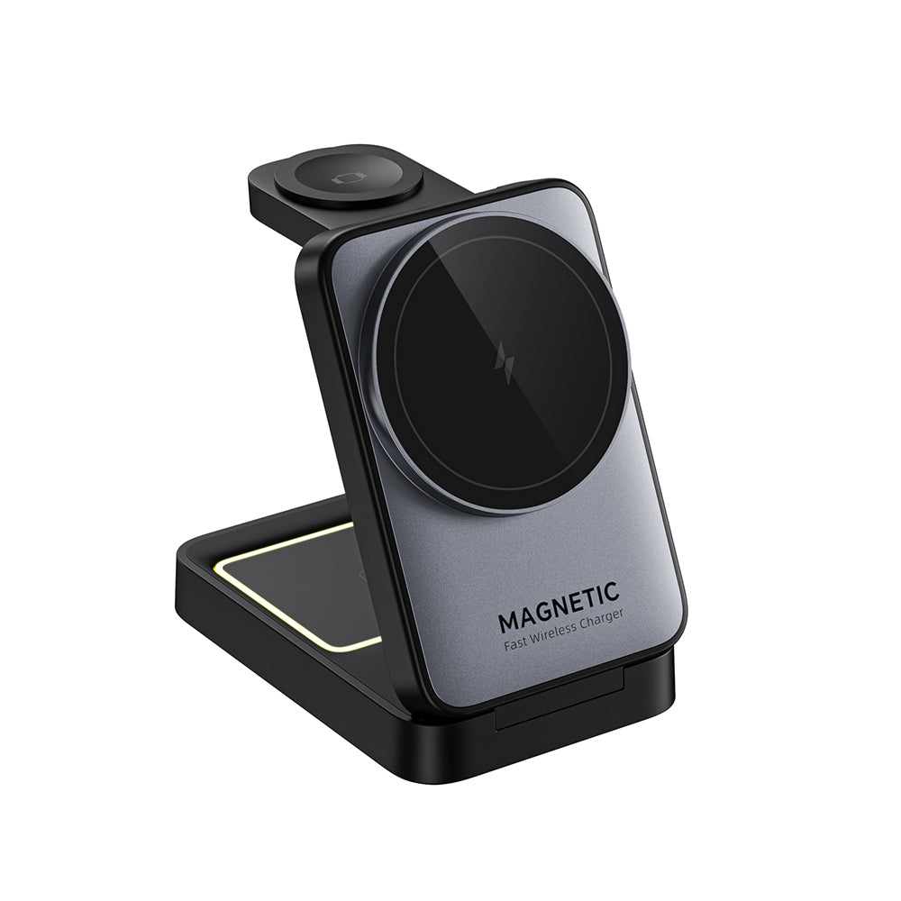 Havit - 3in1 Wireless Charger Station - 15W - Black / Gray