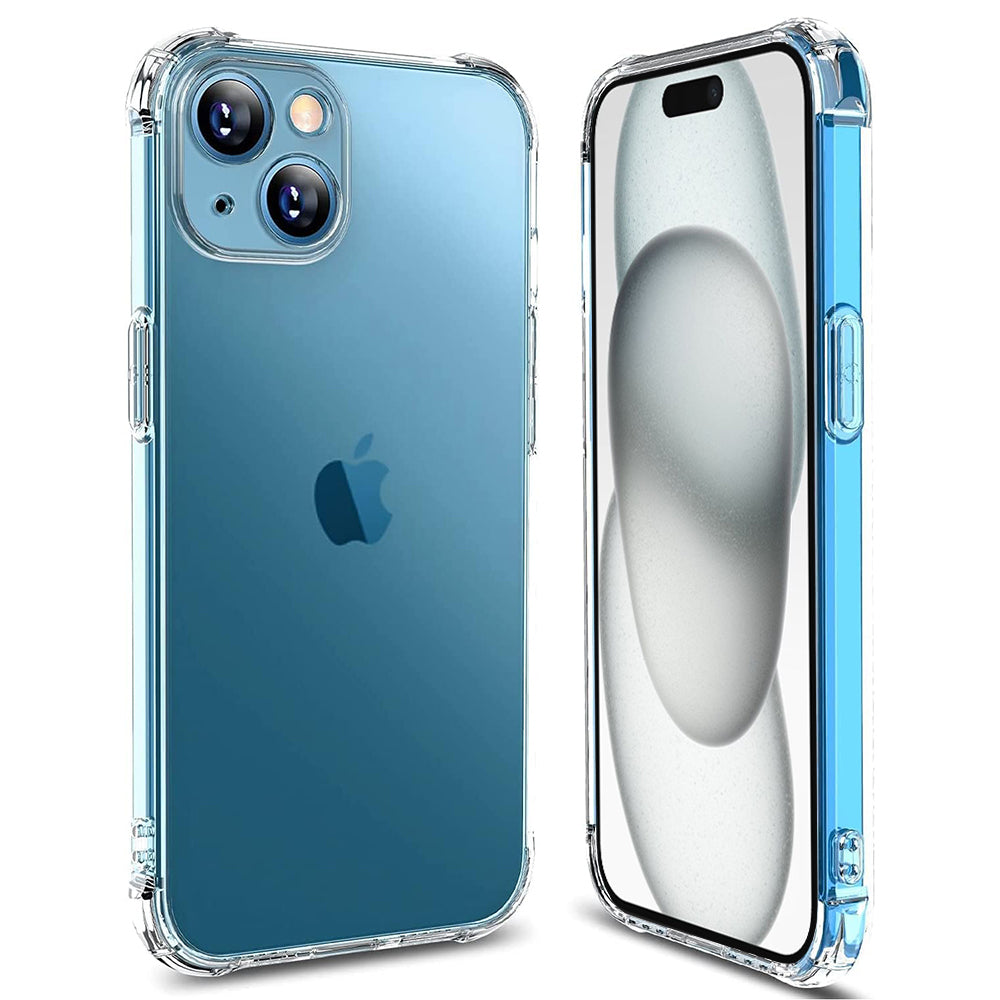 Shockproof Clear Silicone - iPhone 15 Plus - Clear