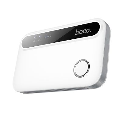 Portable wireless router Hoco WiFi HI41 white