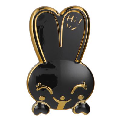 Phone stand RABBIT - stick- on - black
