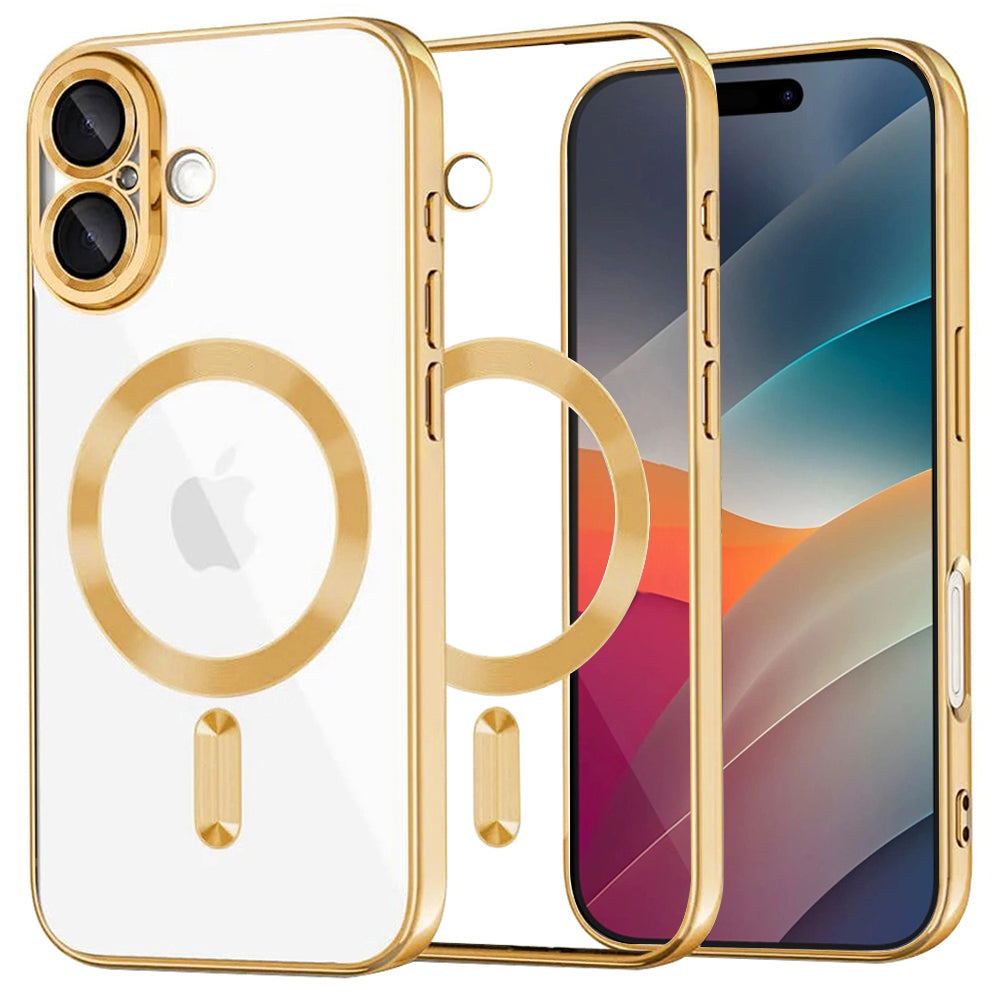 Luxury Crystal MagSafe - iPhone 17 - Gold