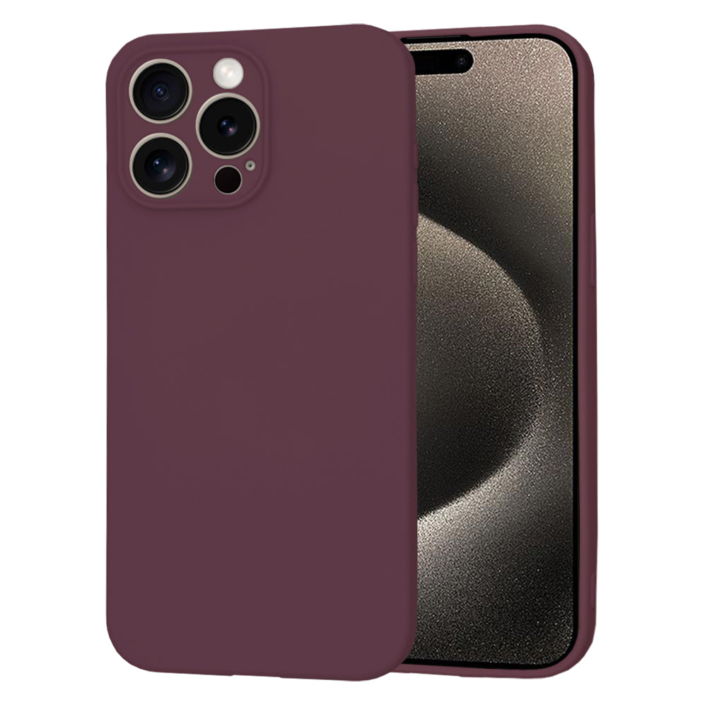 SoftFlex - iPhone 15 Pro Max - Plum Red