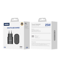JELLICO wall charger C35 PD 25W 1xUSB-C Black