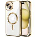 Luxury Crystal MagSafe - iPhone 15 - Gold