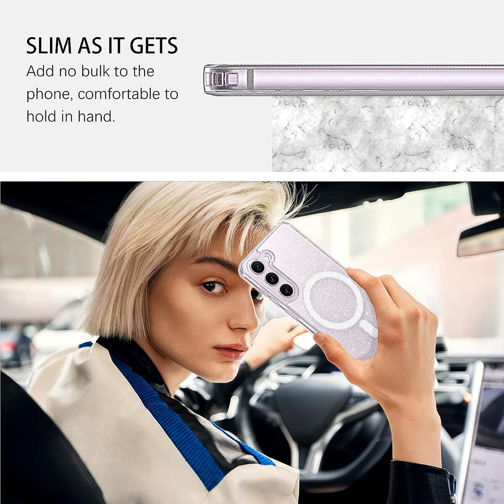 SparkleSkin MagSafe Series - Samsung Galaxy S23 - Clear