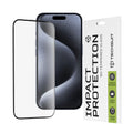 111D Full Cover / Full Glue Glass - iPhone 15 Pro - Black