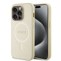 Guess - Saffiano MagSafe - iPhone 15 Pro Max - Gold