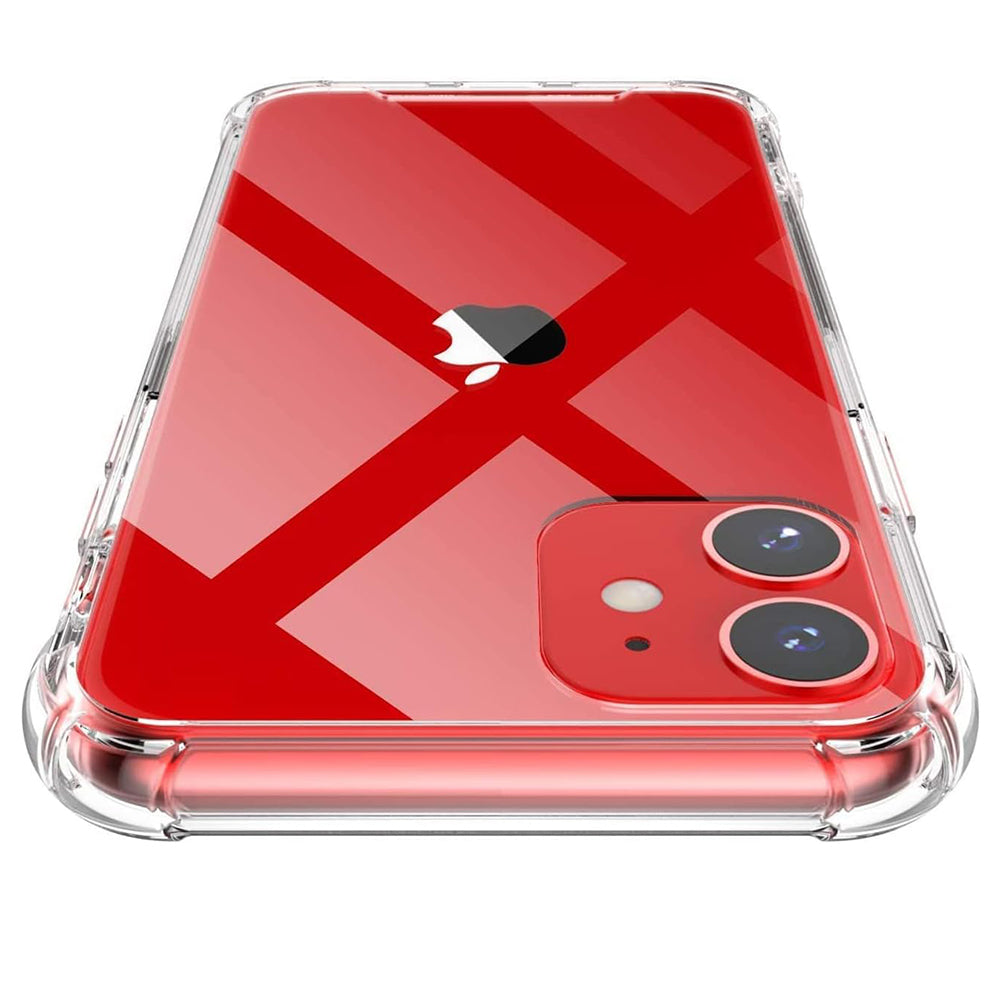 Shockproof Clear Silicone - iPhone 12 - Clear
