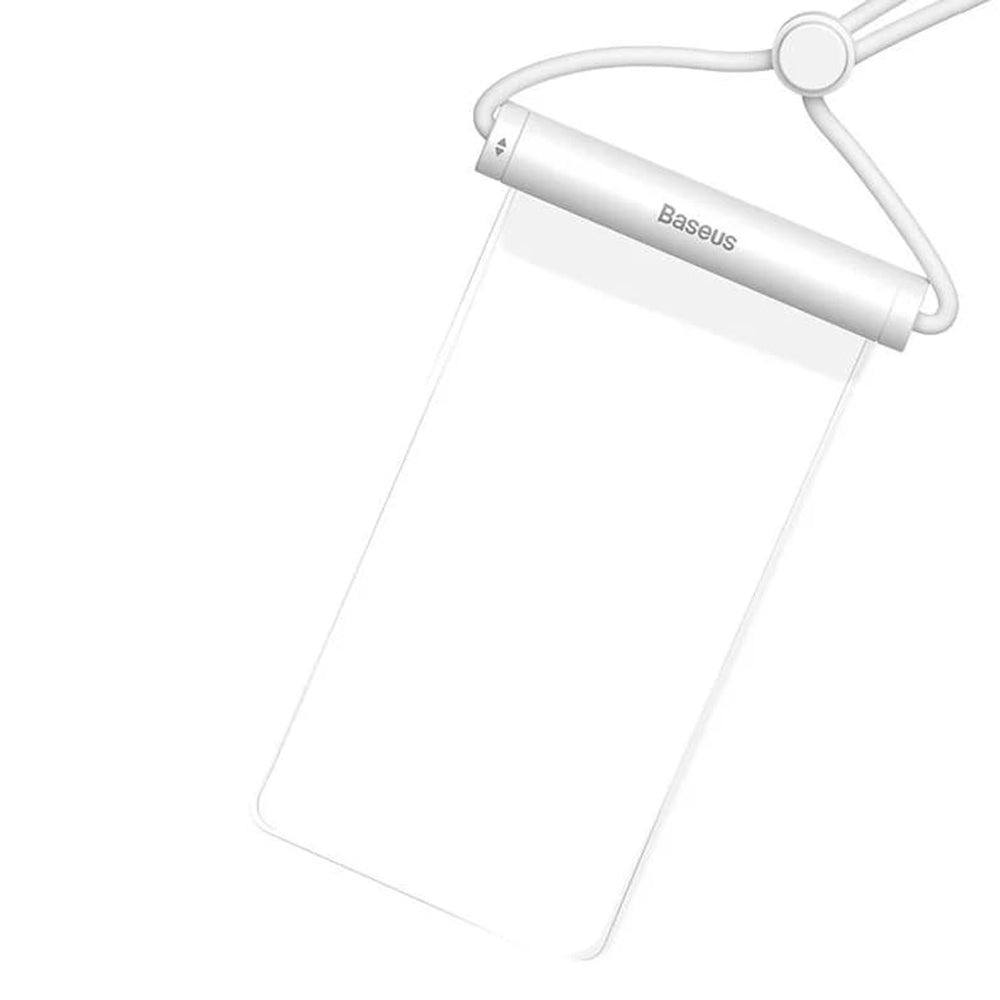 Baseus - Waterproof Case - IPX8 for Phone 7.2" - White