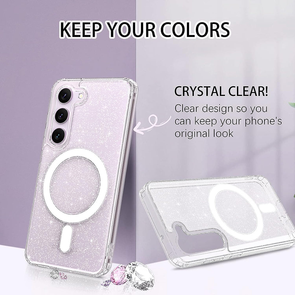SparkleSkin MagSafe Series - Samsung Galaxy S23 - Clear