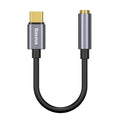 Baseus - Audio Cable Adapter L54 - Type-C to Jack 3.5mm - Deep Gray