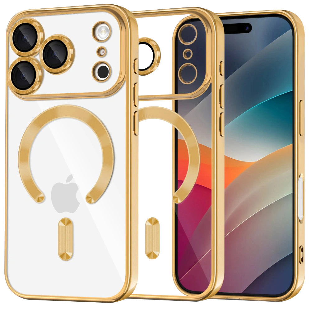 Luxury Crystal MagSafe - iPhone 17 Pro Max - Gold