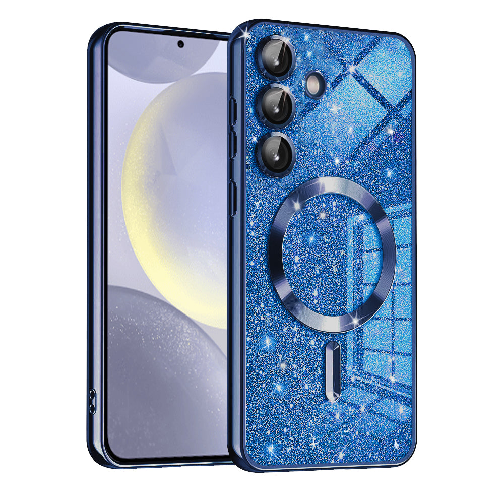 Luxury Glitter MagSafe - Samsung Galaxy S24 - Deep Blue