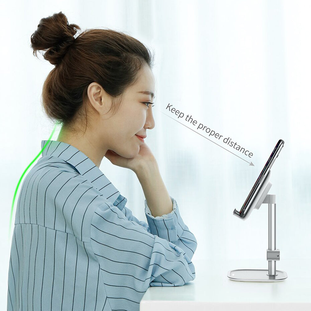 Baseus - Desk Holder - Phone, Tablet, Aluminium Alloy - Black