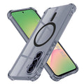 Shockproof Clear Silicone MagSafe - Samsung Galaxy A56 5G - Smoke Black