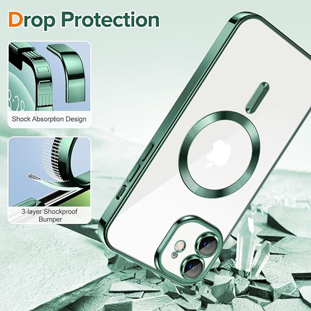 Luxury Crystal MagSafe - iPhone 12 - Deep Green