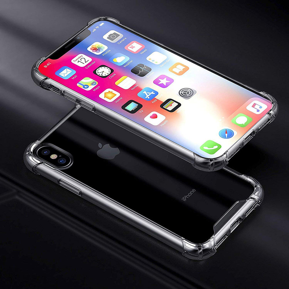 Shockproof Clear Silicone - iPhone X/XS - Clear