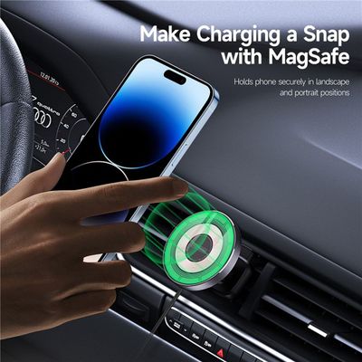 DUZZONA V2 - Magnetic Wireless Car Charger 15W