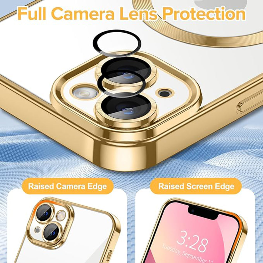 Luxury Crystal MagSafe - iPhone 13 - Gold