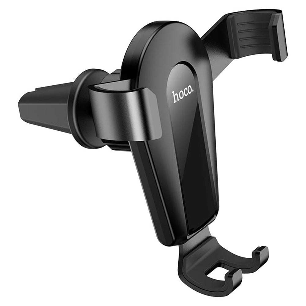 Hoco - Car Holder Gold Shield - Gravity Grip for Air Vent - Black