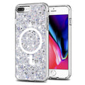 Sparkly Glitter MagSafe Case - iPhone 7 Plus/8 Plus - White