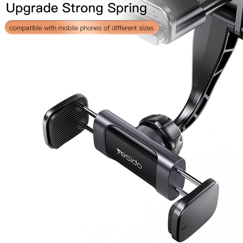 Yesido - Car Holder (C193) - for Rearview Mirror, Adjustable Angle - Black