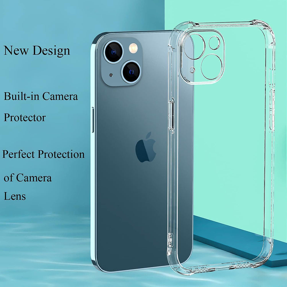 Shockproof Clear Silicone - iPhone 15 - Clear