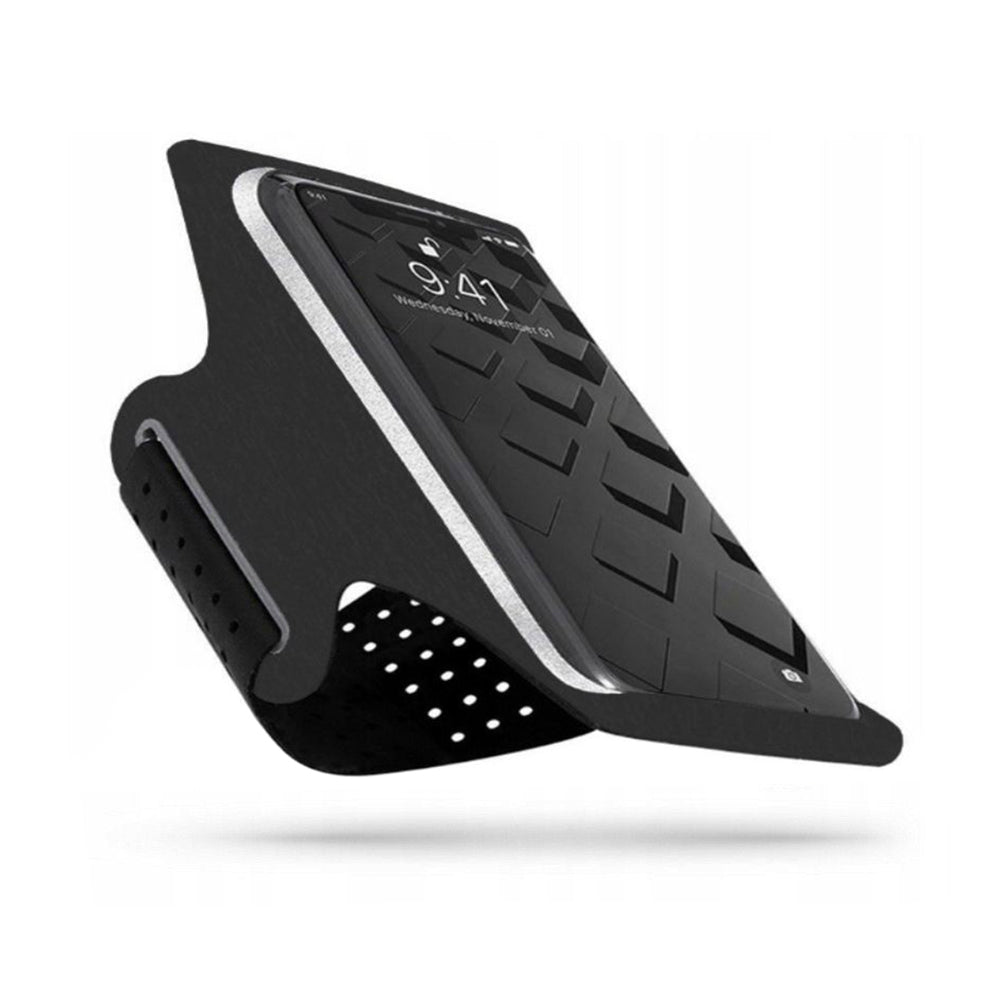 Sports Armband (TH10) - Headphones Clips, for Phones up to 7" - Black/Gray