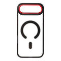 COLOR EDGE MAG COVER case compatible with MagSafe for IPHONE Air black red
