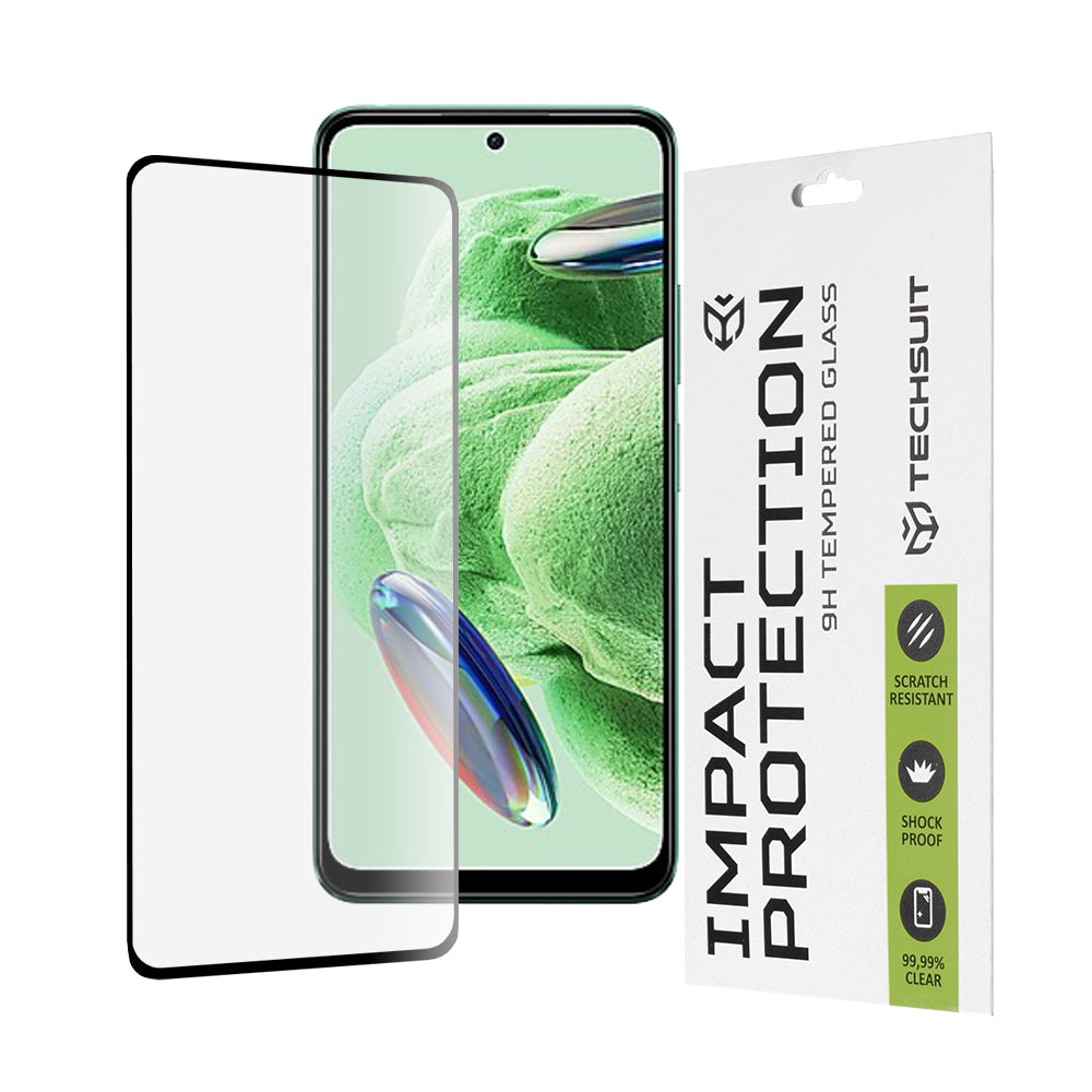 111D Full Cover / Full Glue Glass - Xiaomi Redmi Note 12 / Poco X5 - Black