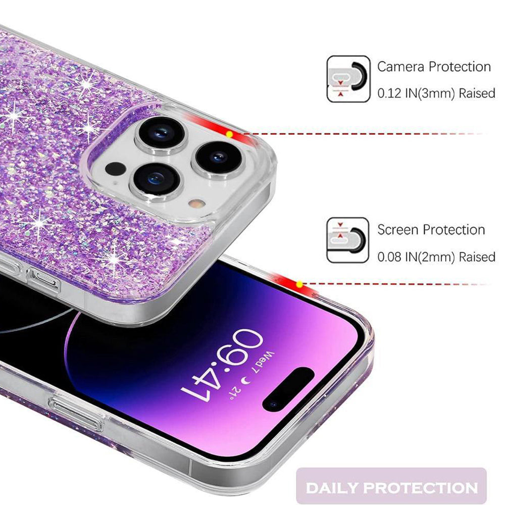 Sparkly Glitter - Xiaomi Redmi 13C 4G / 13C 5G / Poco M6 / C65 - Purple