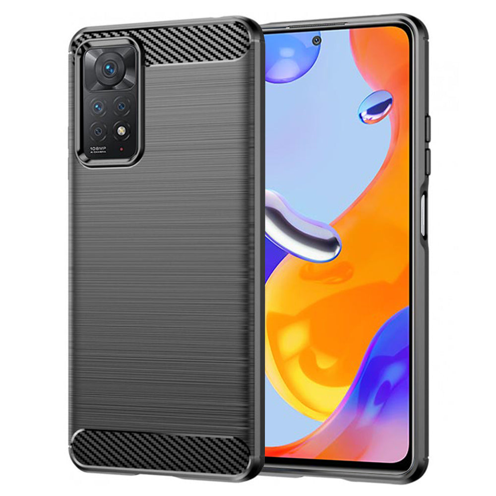 Carbon Silicone - Xiaomi Redmi Note 11 Pro / Note 12 Pro 4G - Black