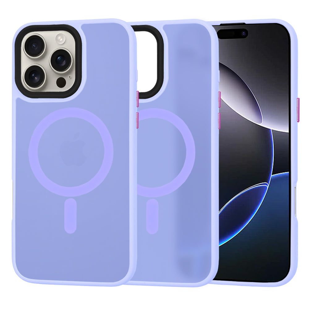 HaloFrost MagSafe Series - iPhone 16 Pro Max - Light Purple