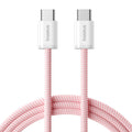 Baseus - Data Cable - Type-C, 100W, 480Mbps, Smart Chip, 1m - Pink