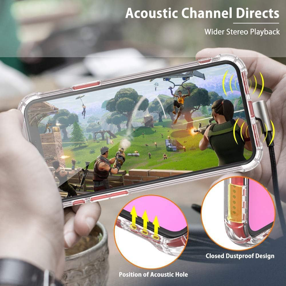 Shockproof Clear Silicone - iPhone XR - Clear