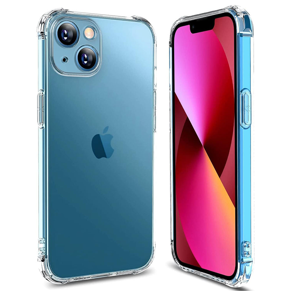 Shockproof Clear Silicone - iPhone 14 Plus - Clear