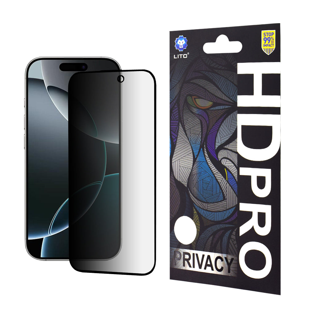 Lito - HD Pro Privacy - iPhone 16 Pro - Black
