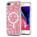 Sparkly Glitter MagSafe Case - iPhone 7 Plus/8 Plus - Pink
