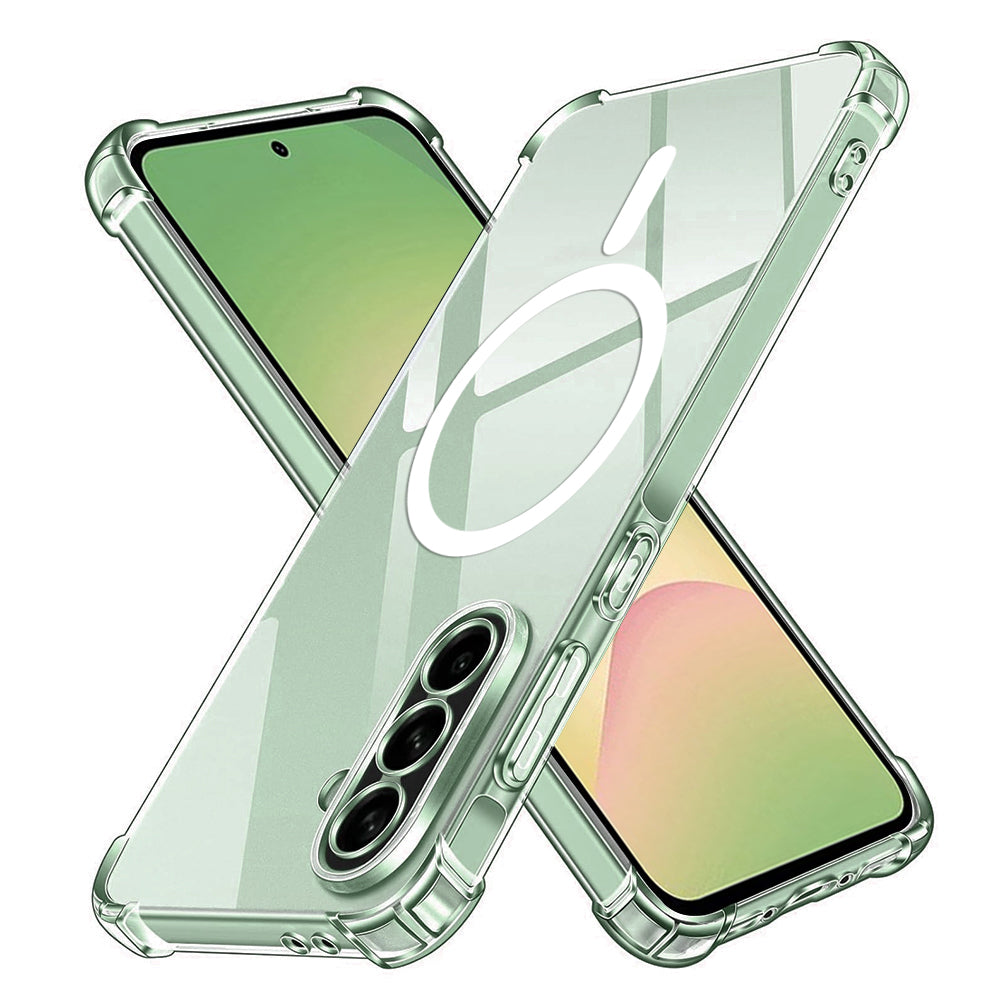 Shockproof Clear Silicone MagSafe - Samsung Galaxy A56 5G - Clear