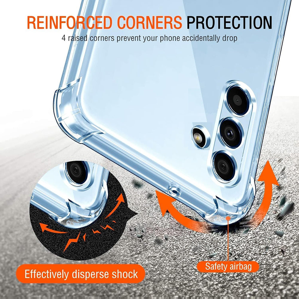 Shockproof Clear Silicone - Samsung Galaxy A13 5G/A04S - Clear