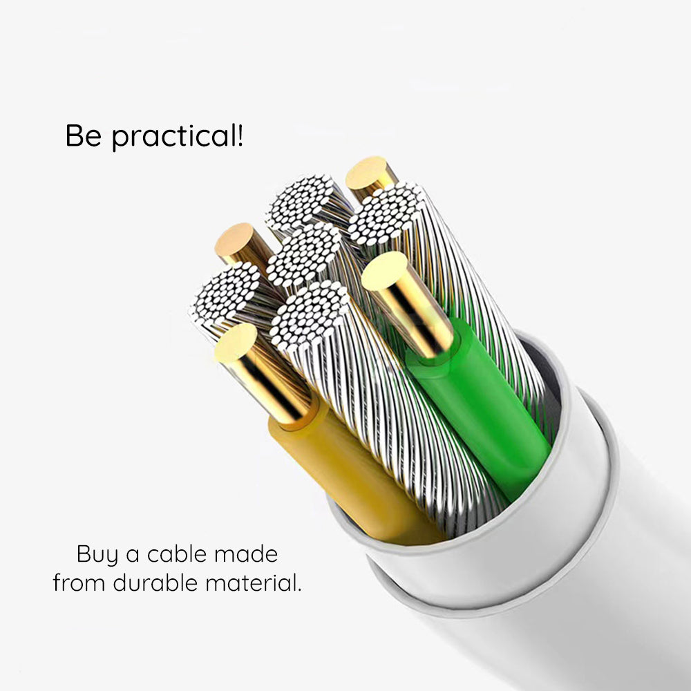 Apple - Data Cable Type-C to Lightning - Thunderbolt 3, 1m - White