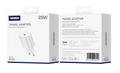 JELLICO wall charger EU25 PD 25W 1xUSB-C White