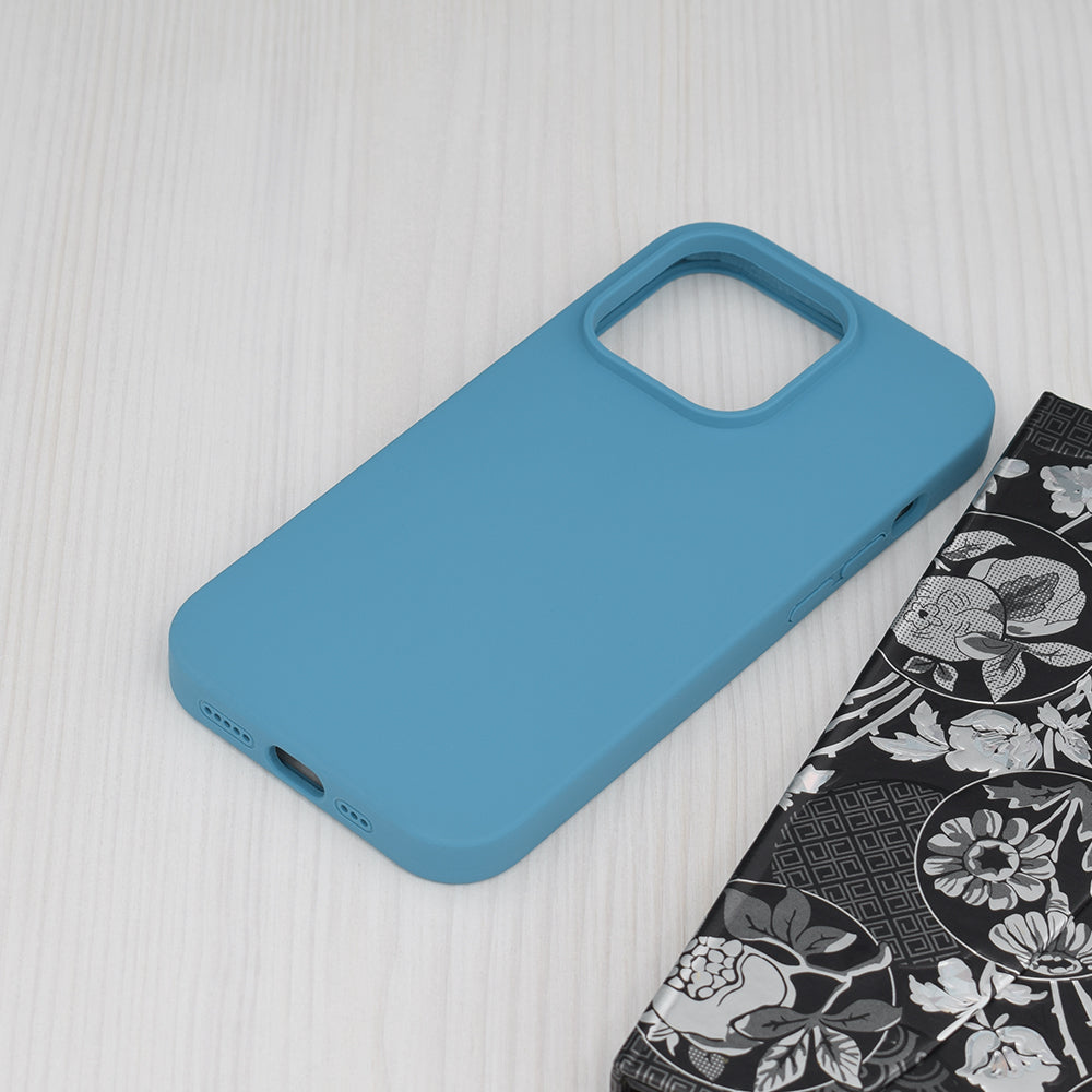 Soft Edge Silicone - iPhone 14 Pro - Denim Blue