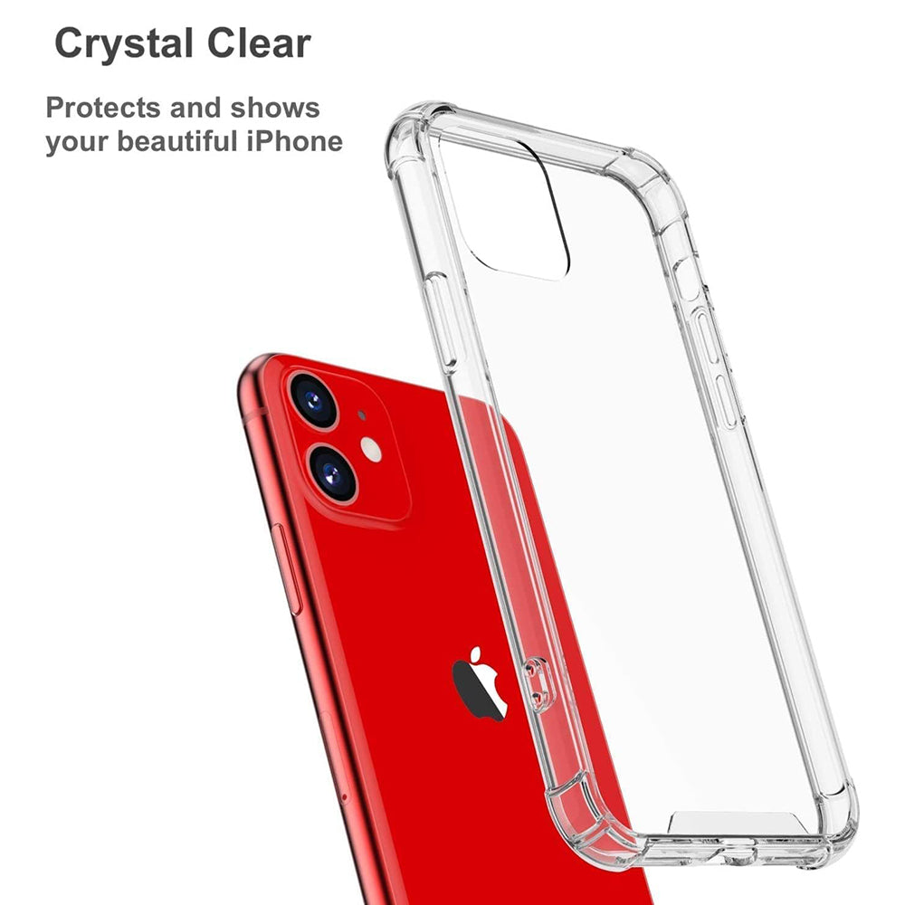 Shockproof Clear Silicone - iPhone 12 - Clear