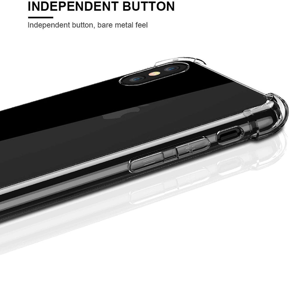Shockproof Clear Silicone - iPhone XS Max - Clear