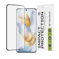 111D Full Cover / Full Glue Glass / 3D Curved Screen - Honor 90 - Black