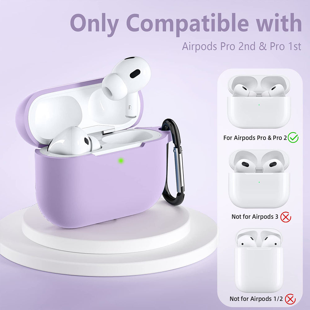 Silicone Case - for Apple AirPods Pro 1 / 2 - Purple