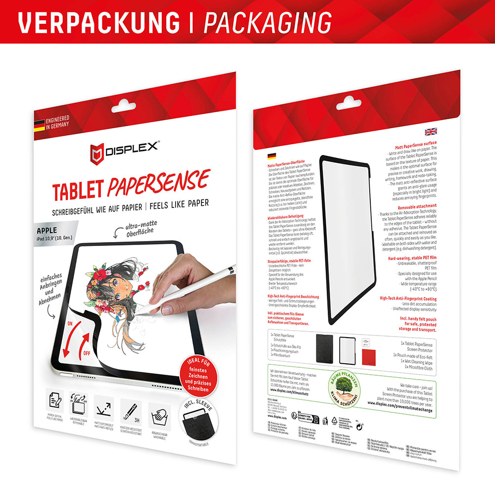 Displex PaperSense - iPad 10 (2022) 10.9 - Black